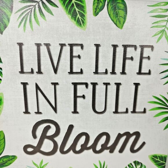 Special Moments Memories Collection Wall Art Live Life Full Bloom Floral 8.5" - Picture 9 of 11
